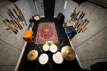 Raum 6 birds eye view drums