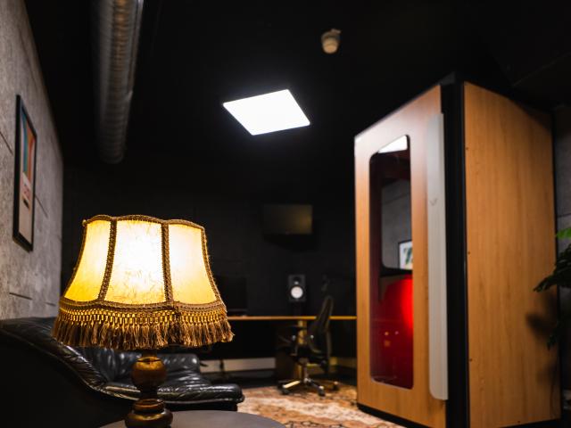 Recording Lounge with Lamp